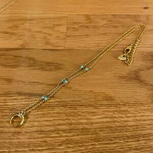 Swarovski Gold Necklace